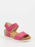 Sioux - Sandale aus Kalbleder in pink