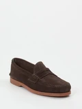 Andrea Puccini – Loafer aus Veloursleder Dunkelbraun