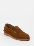 Andrea Puccini – Loafer aus Veloursleder rostbraun