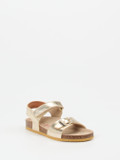 Ralph Harrison – Kindersandale aus Metallicleder gold