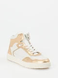 Sioux - Sneaker high aus Metallic in weiß