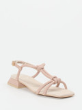 Paul Green – Knotensandalen aus Kalbleder Beige