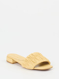 Konstantin Starke – Sandalen aus Synthetikleder Pastellgelb