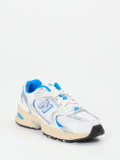 New Balance – Retro-Sneaker aus Mesh in Weiß