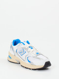 New Balance – Retro-Sneaker aus Mesh in Weiß