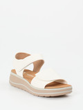 Hartjes – Komfortsandale aus Kalbleder in Offwhite