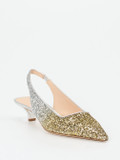 Konstantin Starke – Slingback-Pumps aus Metallicleder Gold