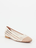 Konstantin Starke – Ballerinas aus Flechtleder beige