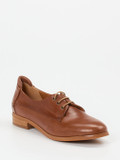 Ginger & Glove – Derby-Schnürschuh aus Lammleder Cognac