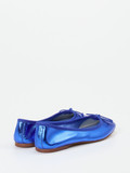Andrea Puccini – Ballerinas aus Metallicleder Royalblau