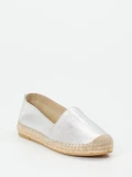 Andrea Puccini - Slipper aus Lammleder in silber