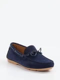 Ludwig Reiter - Mokassin aus Veloursleder in blau