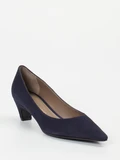 Konstantin Starke - Pumps aus Veloursleder in blau
