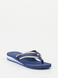 Tommy Hilfiger – Zehentrenner aus Textil in Marineblau