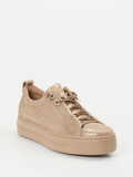 Paul Green – Plateau-Sneaker aus Nubukleder goldfarben