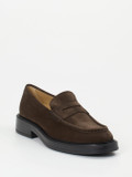 Tod's – Loafer aus Veloursleder Dunkelbraun
