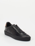 La Martina – Sneaker aus Kalbleder Schwarz