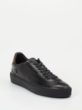 La Martina – Sneaker aus Kalbleder Schwarz