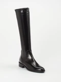 Konstantin Starke – Reitstiefel aus Lammleder Schwarz