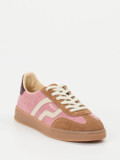 Gant – Retro-Sneaker aus Veloursleder und Cord in Rosa
