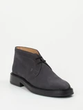 Tod's - Boots aus Veloursleder in grau