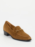 Konstantin Starke – Loafer aus Veloursleder cognacbraun