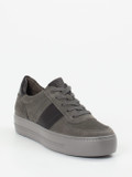 Paul Green – Plateau-Sneaker aus Nubukleder Grau