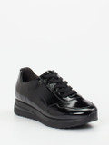 Semler – Schnürschuh aus Lackleder schwarz