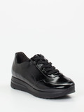 Semler - Sneaker aus Lackleder in schwarz