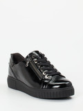 Semler – Sneaker aus Lackleder in Schwarz