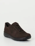 Semler – Komfort-Sneaker aus Veloursleder Dunkelbraun