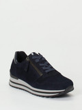 Gabor Comfort – Sneaker aus Veloursleder Dunkelblau