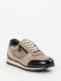 Hassia - Sneaker aus Metallic in beige