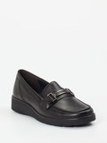 Semler - Slipper Melanie aus Kalbleder in schwarz