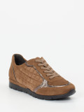 Semler – Komfort-Sneaker aus Veloursleder cognac