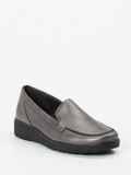 Semler - Slipper aus Kalbleder in grau