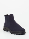 Semler – Chelsea Boots aus Nubukleder Dunkelblau