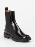 Tod's – Chelsea Boots aus Hochglanzleder schwarz