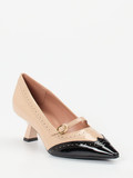 Konstantin Starke – Mary Jane Pumps aus Lackleder beige