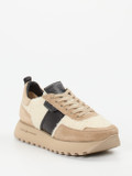 Kennel & Schmenger – Chunky Sneaker aus Veloursleder beige