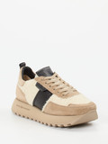 Kennel & Schmenger – Chunky Sneaker aus Veloursleder beige
