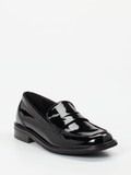 Sioux – Loafer aus Lackleder schwarz glänzend