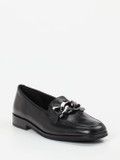 Sioux – Loafer aus Kalbleder Schwarz glänzend