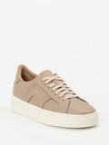 Santoni – Sneaker aus Lammleder in Taupe