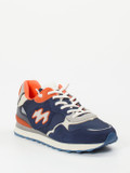 New Balance – Sneaker aus Veloursleder und Textil Marineblau