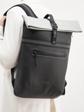 Ucon Acrobatics – Rolltop-Rucksack aus Textil Schwarzgrau