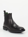 Galizio Torresi – Chelsea Boots aus Kalbleder Schwarz