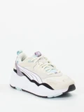 Puma – Chunky Sneaker aus Textil in Cremeweiß
