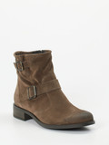 Paul Green – Biker-Stiefelette aus Veloursleder Braun