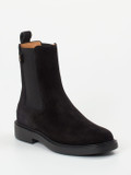 Tod's – Chelsea Boots aus Veloursleder schwarz